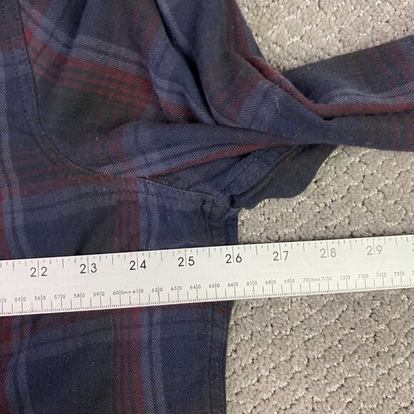 Ralph Lauren Denim & Supply Flannel Shirt Men's XXL Plaid Black Red Button Down - Picture 11 of 15